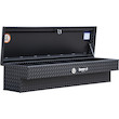 Load image into Gallery viewer, TEXTURED MATTE BLACK DIAMOND TREAD ALUMINUM LO-SIDER TRUCK TOOL BOX SERIES