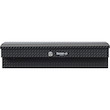 TEXTURED MATTE BLACK DIAMOND TREAD ALUMINUM LO-SIDER TRUCK TOOL BOX SERIES