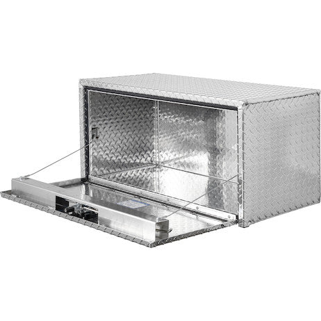 Load image into Gallery viewer, 24x24x30 Inch Diamond Tread Aluminum Underbody Truck Box with 3-Pt. Latch