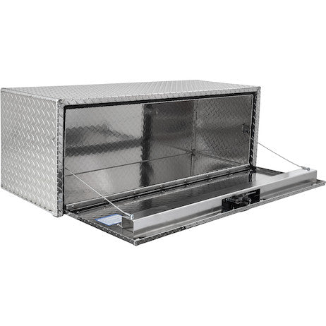 Load image into Gallery viewer, 18x18x48 Inch Diamond Tread Aluminum Underbody Truck Box with 3-Pt. Latch