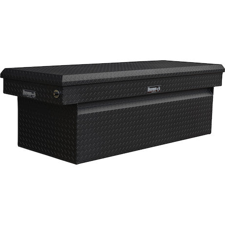 Load image into Gallery viewer, 23x27x71 Inch Textured Matte Black Diamond Tread Aluminum Crossover Truck Box