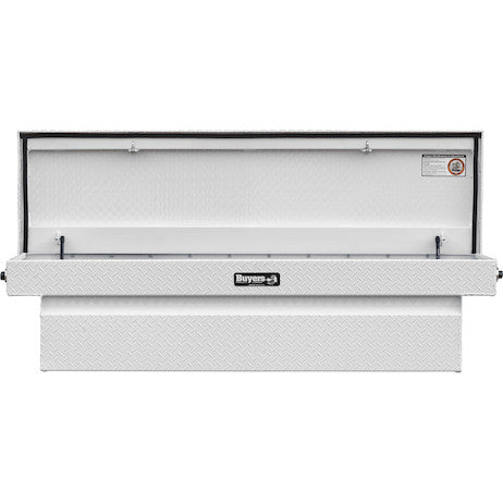 Load image into Gallery viewer, 18x20x71 Inch Gloss White Diamond Tread Aluminum Crossover Truck Tool Box