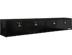 Load image into Gallery viewer, GLOSS BLACK SMOOTH ALUMINUM TOPSIDER TRUCK TOOL BOX SERIES