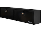Load image into Gallery viewer, GLOSS BLACK SMOOTH ALUMINUM TOPSIDER TRUCK TOOL BOX SERIES