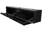 Load image into Gallery viewer, GLOSS BLACK SMOOTH ALUMINUM TOPSIDER TRUCK TOOL BOX SERIES