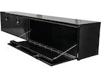 Load image into Gallery viewer, GLOSS BLACK SMOOTH ALUMINUM TOPSIDER TRUCK TOOL BOX SERIES