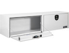 Load image into Gallery viewer, GLOSS WHITE SMOOTH ALUMINUM TOPSIDER TRUCK TOOL BOX SERIES