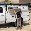 Load image into Gallery viewer, GLOSS WHITE SMOOTH ALUMINUM TOPSIDER TRUCK TOOL BOX SERIES