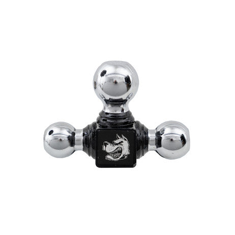 Load image into Gallery viewer, Tri-Ball Hitch Solid Shank With Chrome Balls