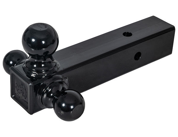Load image into Gallery viewer, Tri-Ball Hitch with Black Towing Balls - 2-1/2 Inch Receiver