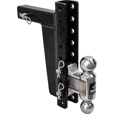 Load image into Gallery viewer, Adjustable Dual Ball Hitch with 2" & 2-5/16" Towing Balls for 2" Hitch Receivers - 10" Drop