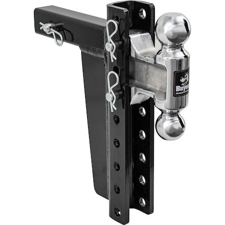 Load image into Gallery viewer, Adjustable Dual Ball Hitch with 2" & 2-5/16" Towing Balls for 2" Hitch Receivers - 10" Drop