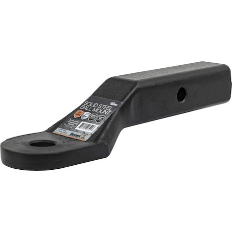 Load image into Gallery viewer, 2 Inch Heavy-Duty Ball Mount 2 Inch Drop x 7-5/8 Long Tube Black For 1 Inch Hole