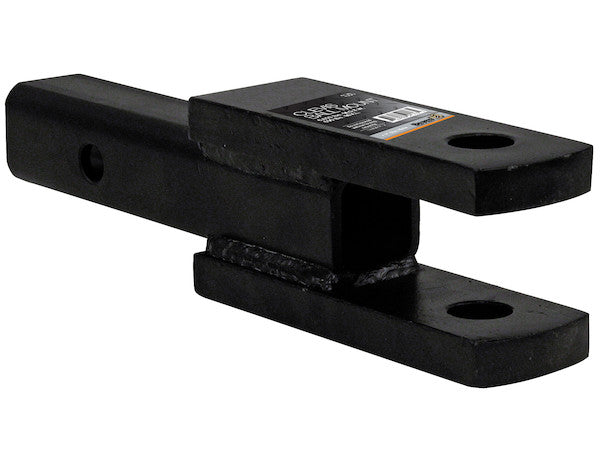 Load image into Gallery viewer, 2 Inch Square Tubular Shank Clevis Ball Mount Black 9-1/4 Inch Long