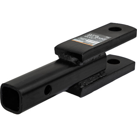 Load image into Gallery viewer, 2 Inch Square Tubular Shank Clevis Ball Mount Black 9-1/4 Inch Long