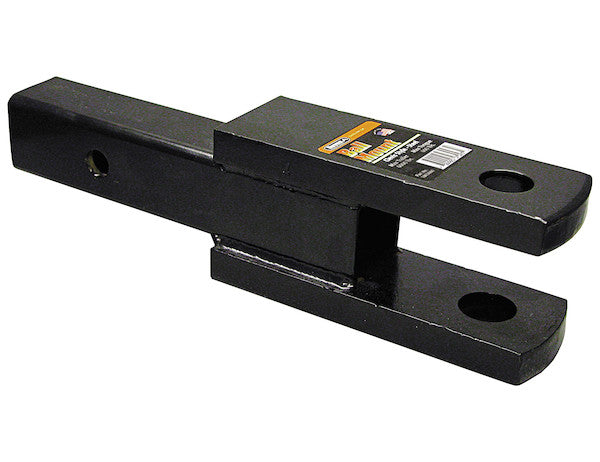 Load image into Gallery viewer, 2 Inch Square Solid Shank Clevis Ball Mount Black 9-1/4 Inch Long