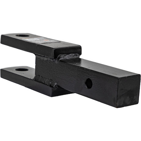 Load image into Gallery viewer, 2 Inch Square Solid Shank Clevis Ball Mount Black 9-1/4 Inch Long