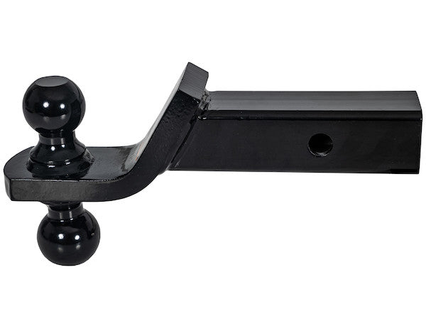 Load image into Gallery viewer, Towing Ball Mount With Dual Black Balls - 2 Inch And 2-5/16 Inch Balls