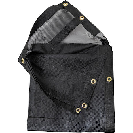 Load image into Gallery viewer, Heavy Duty Black Mesh Tarp 6 x 14 Foot