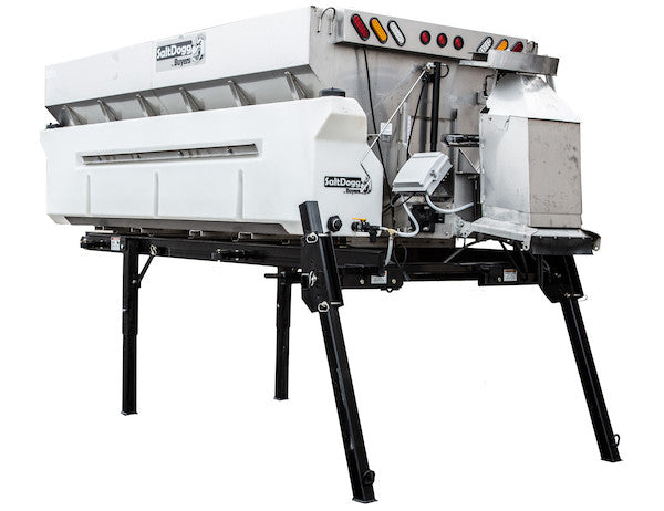 Load image into Gallery viewer, SaltDogg® Black Powder-Coated Spreader Stand - 14 To 15 Foot
