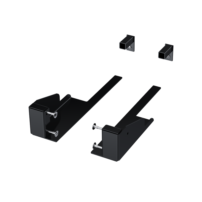 Load image into Gallery viewer, Crossover Box Install Kit for 2005-2026 Toyota Tacoma - Black Powder Coat