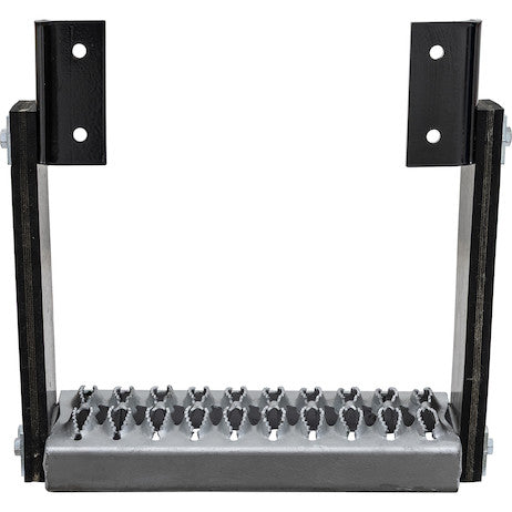 Load image into Gallery viewer, Flexible Rubber Step with Galvanized Steel Diamond Deck-Span Tread - 30x11 Inch