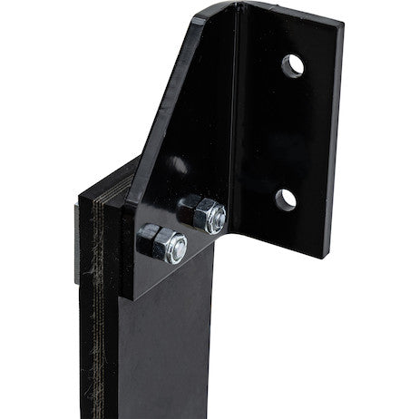 Load image into Gallery viewer, Flexible Rubber Step with Vertical Mounts and Galvanized Steel Diamond Deck-Span Tread - 12x11 Inch