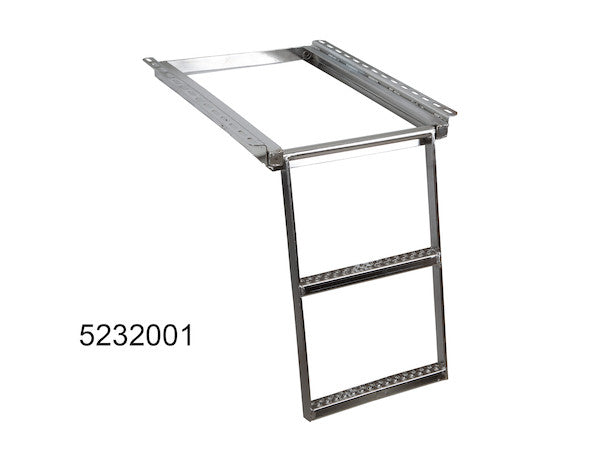 Load image into Gallery viewer, 2-Rung Stainless Steel Retractable Truck Step