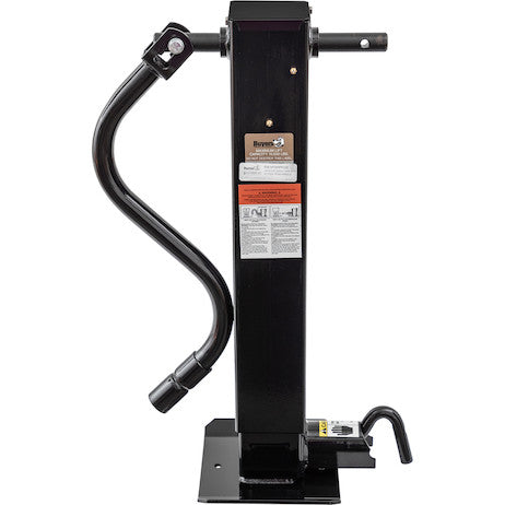 Load image into Gallery viewer, 12 Inch Heavy-Duty Side Pin 4 Inch Square Jack with Handle, Packaged