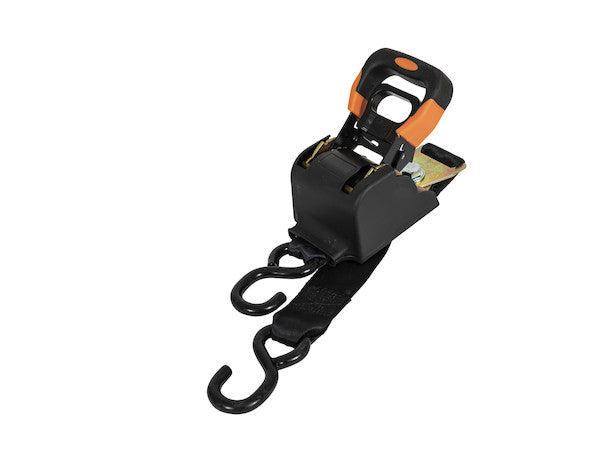 Load image into Gallery viewer, 10 Foot Heavy Duty Retractable Ratchet Tie Down - Full Cut Case (4 Pieces per Case)