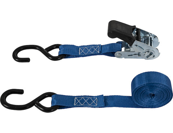 Load image into Gallery viewer, 12 Foot Standard Duty Ratchet Tie Down with Rubber Grip - 4 Pack