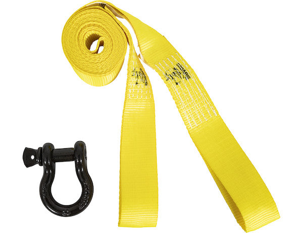 Load image into Gallery viewer, 12 Foot UTV/ATV Tow Strap Kit