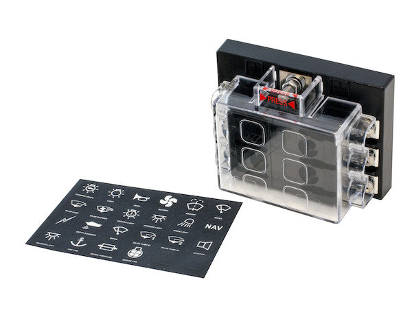 Load image into Gallery viewer, 6-Way Fuse Box with Cover