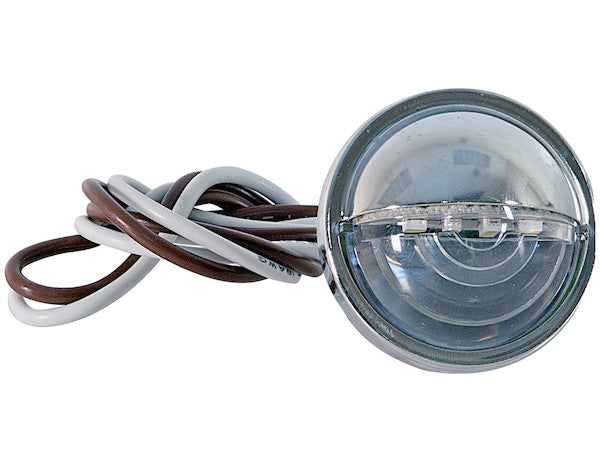 Load image into Gallery viewer, 1.5 Inch Clear Round License/Utility Light With 4 LED