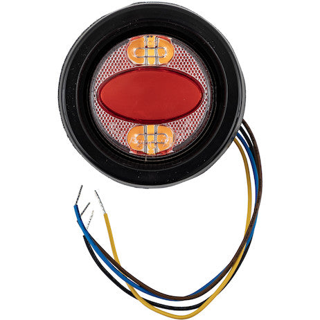 Load image into Gallery viewer, 2 Inch Marker Strobe Combo Light - Amber/Red