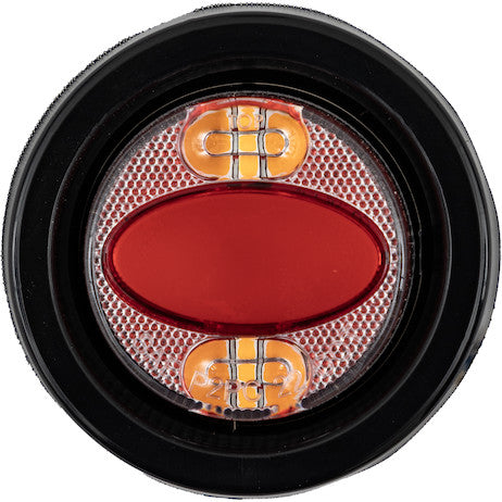Load image into Gallery viewer, 2 Inch Marker Strobe Combo Light - Amber/Red