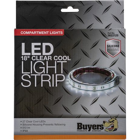 Load image into Gallery viewer, 18 Inch LED Silicone Strip Light - Clear and Cool