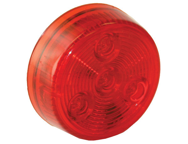 Load image into Gallery viewer, 2 Inch Amber Round Marker/Clearance Light with 4 LEDs (Light Only)