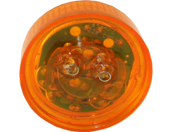Load image into Gallery viewer, 2 Inch Amber Round Marker/Clearance Light with 4 LEDs (Light Only)