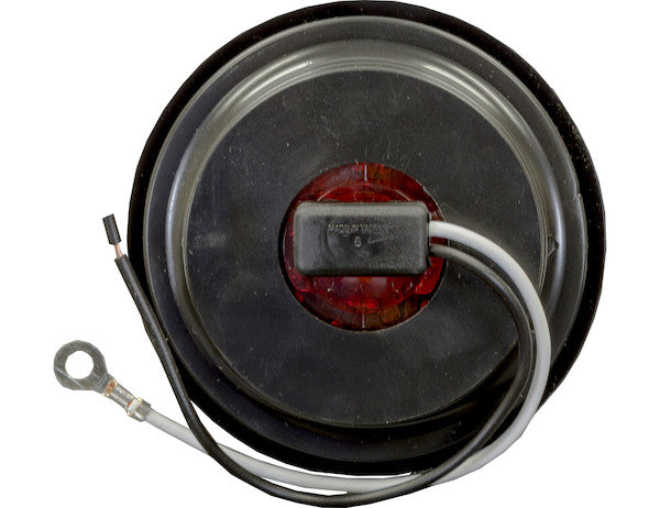 Load image into Gallery viewer, 2.5 Inch Amber Round Clearance/Marker Light Kit With 4 LEDs (PL-10 Connection, Includes Grommet and Plug)