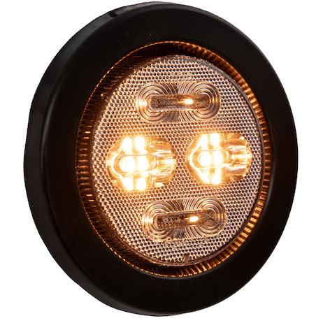 Load image into Gallery viewer, 2.5-Inch Class 1 Marker Strobe Combo Light - Amber/Amber