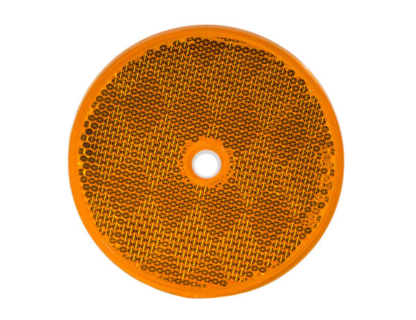Load image into Gallery viewer, 3.1875 Inch Red Round DOT Bolt-On Reflectors