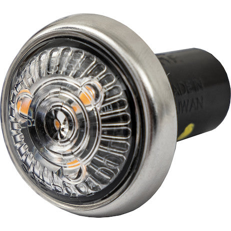 Load image into Gallery viewer, 1 Inch Round Combination Marker-Strobe - Amber/Amber