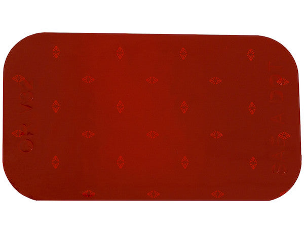 Load image into Gallery viewer, 3.5 Inch Red Rectangular DOT Stick-On Reflectors - 500 Per Roll
