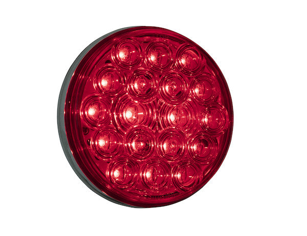 Load image into Gallery viewer, 4 Inch Red Round Stop/Turn/Tail Light With 18 LEDs (Sold in Multiples of 10)
