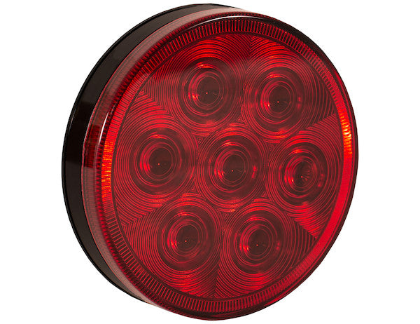 Load image into Gallery viewer, 4 Inch Red Round Stop/Turn/Tail Light With 7 LEDs Kit - Includes Plug and Grommet