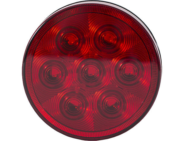 Load image into Gallery viewer, 4 Inch Red Round Stop/Turn/Tail Light With 7 LEDs - Light Only