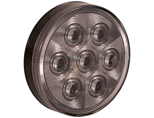 Load image into Gallery viewer, 4 Inch Clear Round Backup Light With 7 LEDs Kit - Includes Grommet and Plug