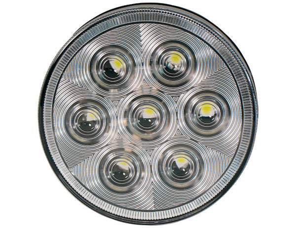 Load image into Gallery viewer, 4 Inch Clear Round Backup Light With 7 LEDs - Light Only
