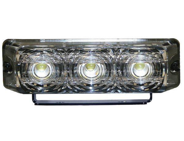 Load image into Gallery viewer, 4.375 Inch Clear Rectangular Projector Light With 3 LED